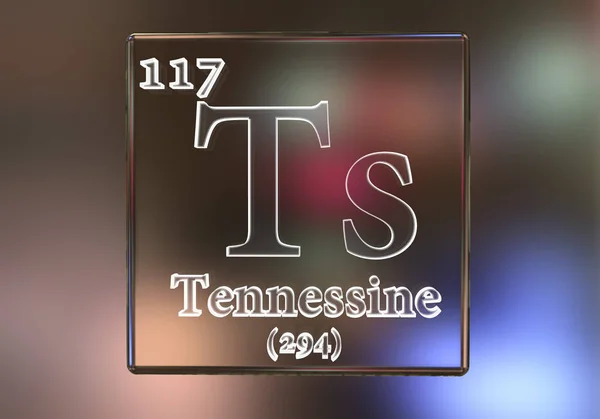 Elemento químico tennessina — Foto de Stock