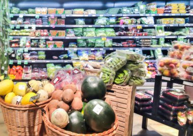 Freshvegatable bulanık arka plan. Doğal boke ışık.