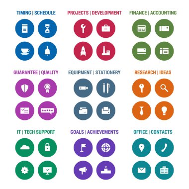 Simgeler kurumsal alanını ayarlar. Rengi 3.