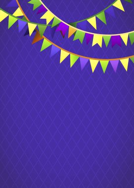 Mardi Gras parti kiraz kuşu Poster. Karnaval maskesi komik arka plan