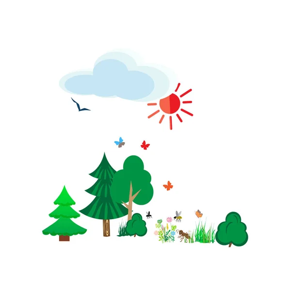 Gardening icon set, isolated on white background. Vector illustration — Stock Vector