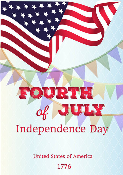 Happy Independence Day Poster, 4th of July.