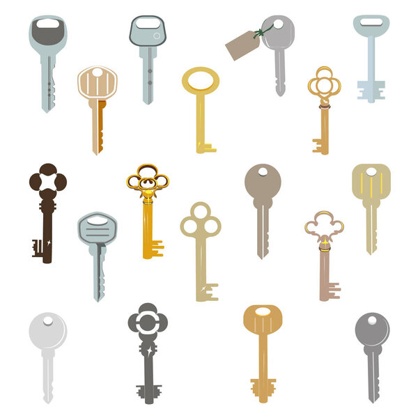 house key vector icon