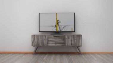 TV ekran 3d render