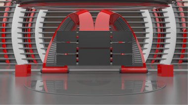 Sanal Stüdyo 8 k çözünürlük, 3d render ayarla