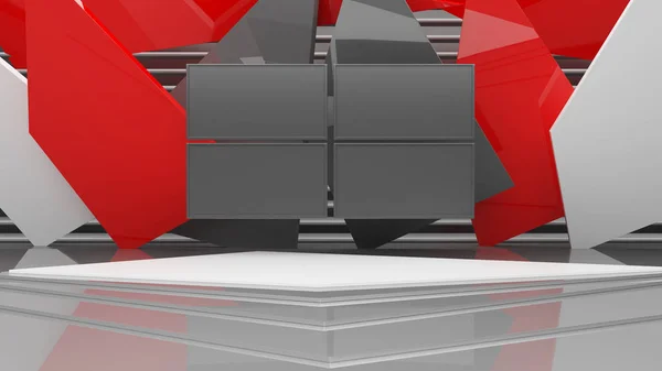 Sanal Stüdyo 8 k çözünürlük, 3d render ayarla