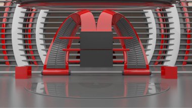 Sanal Stüdyo 8 k çözünürlük, 3d render ayarla