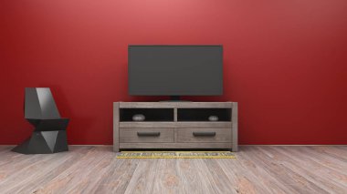 TV ekran 3d render