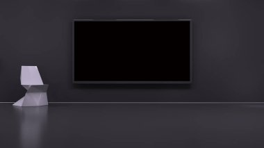 TV ekran 3d render
