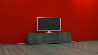 TV ekran 3d render