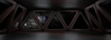 Alan çevre, karakter 3d renderin için comp hazır