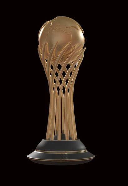 Trophy cup 3D rendering — Stock Photo, Image