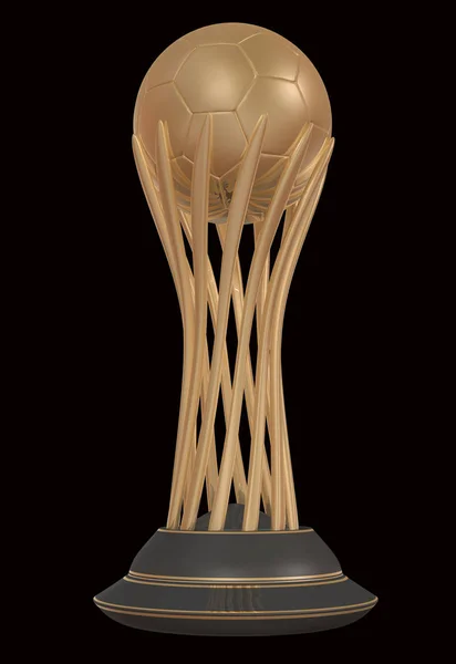 Taça de troféu renderização 3D — Fotografia de Stock