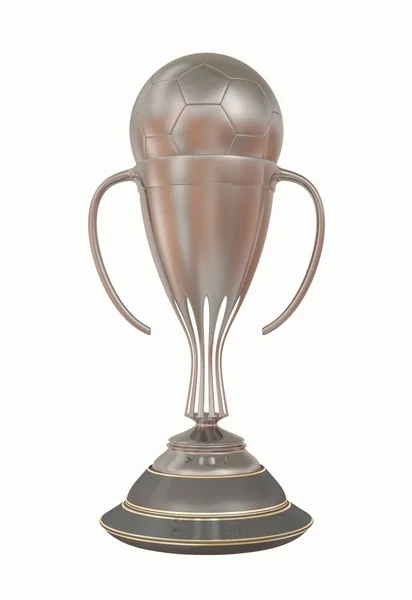 Trofee cup 3D-rendering — Stockfoto