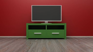 TV ekran 3d render