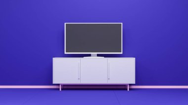 TV ekran 3d render