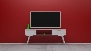 TV ekran 3d render