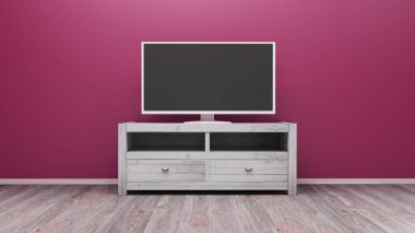 TV ekran 3d render