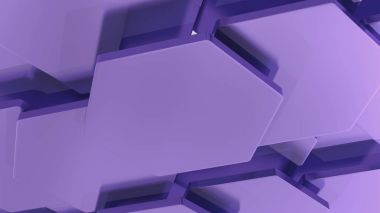 Altıgen arka plan 3d render