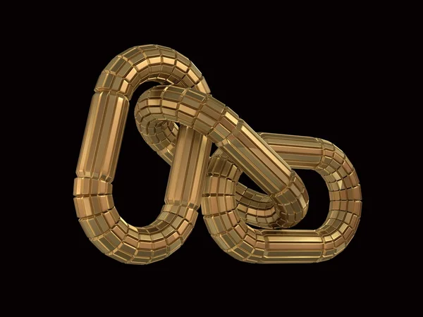 Chain 3d rendering — Stock Photo, Image