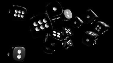 Dices 3d render