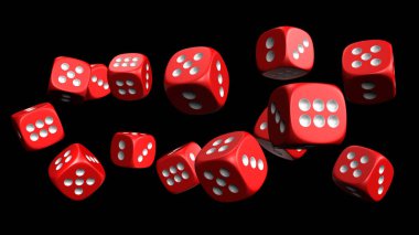 Dices 3d render