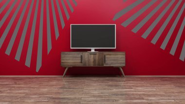 TV ekran 3d render