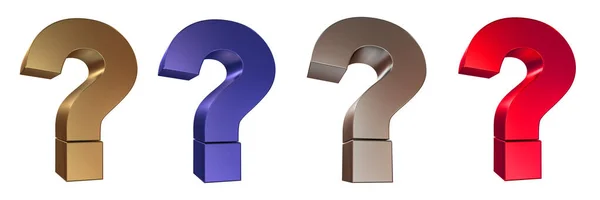 Question Symbol Rendering — Stockfoto