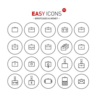 Kolay simgeleri 05b evrak çantaları