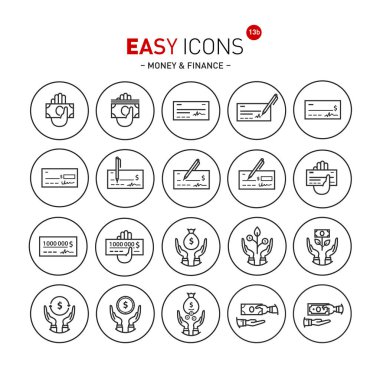 Kolay simgeleri 13b para