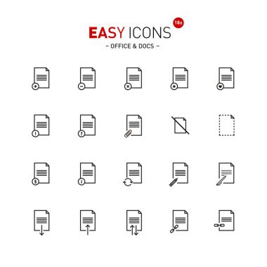 Kolay simgeleri 18a Dokümanlar