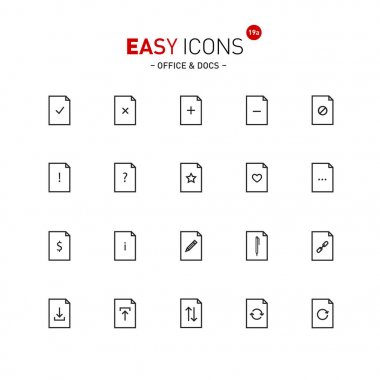 Kolay simgeleri 19a Dokümanlar