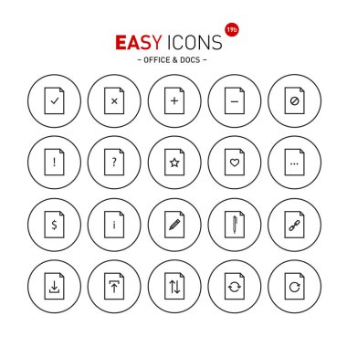 Kolay simgeleri 19b Dokümanlar