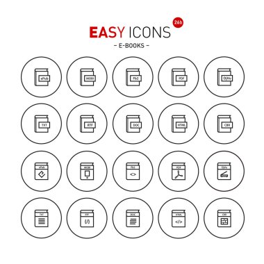 Kolay simgeleri 26b E-kitap