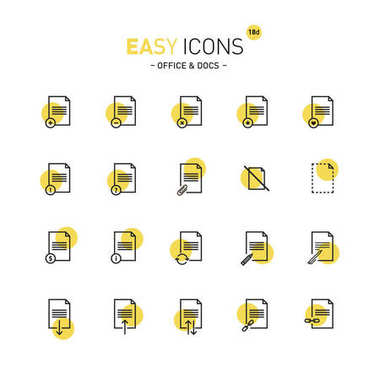 Kolay simgeleri 18d Dokümanlar