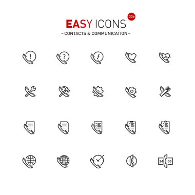 Kolay simgeleri 30a kişiler