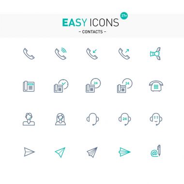 Kolay simgeleri 27e kişiler