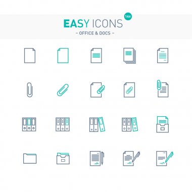 Kolay simgeleri 14e Dokümanlar