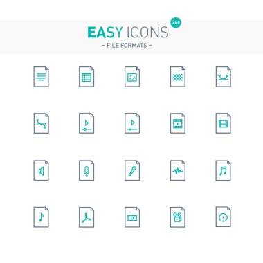 Kolay simgeleri 24e dosyaları