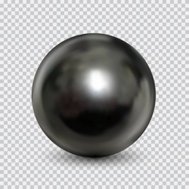 Beyaz arka plan üzerinde izole krom çelik topu gerçekçi