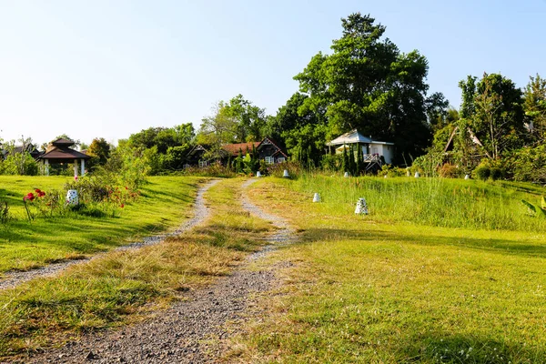Doğal görünümünden Tay resort, Khaoyai, Tayland.