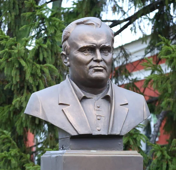 Bronzová Busta Zakladatele Kosmonautiky Sergeje Koroljova Pevnost Petra Pavla Petrohrad — Stock fotografie