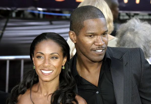 Jamie Foxx en Jada Pinkett Smith — Stockfoto