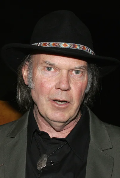 Singer Neil Young — Stock Photo, Image