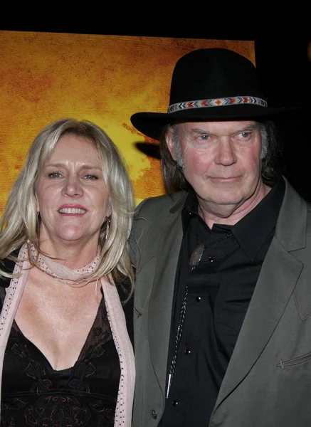 Singer Neil Young — Stock Photo, Image