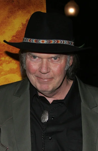 Singer Neil Young — Stock Photo, Image