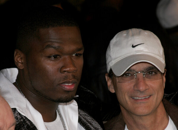 Curtis 50 Cent Jackson and Jimmy Iovine