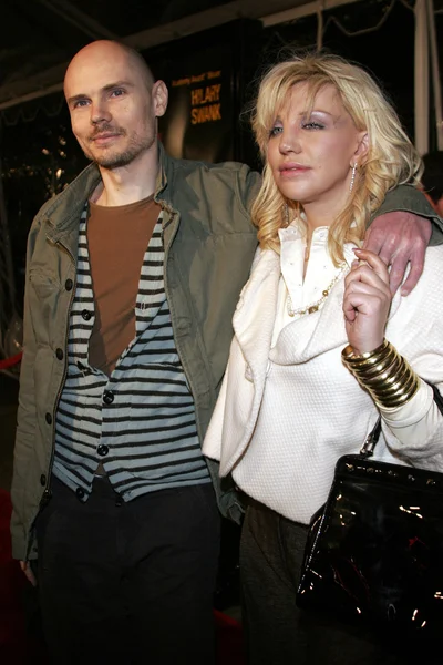 Billy Corgan en Courtney Love — Stockfoto