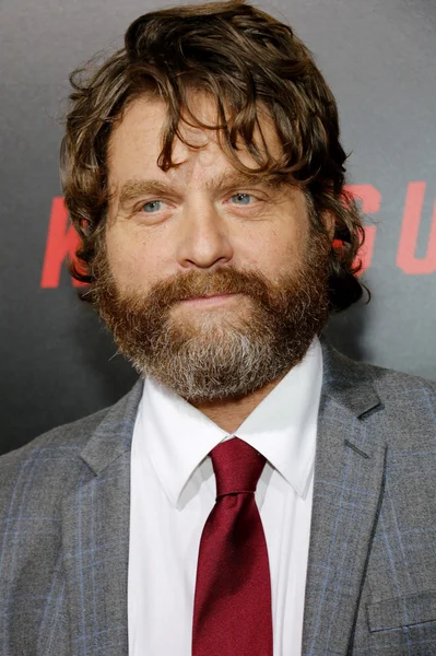 Schauspieler zach galifianakis — Stockfoto