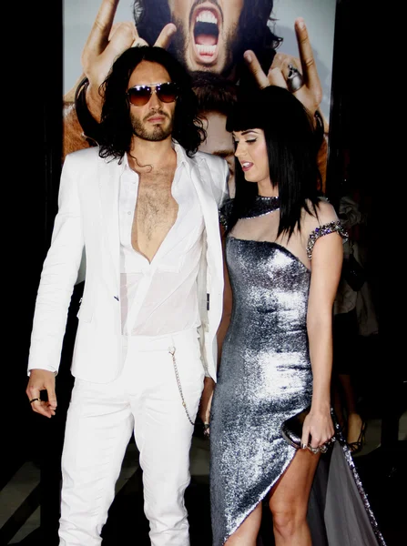 Russell Brand and Katy Perry — Stockfoto